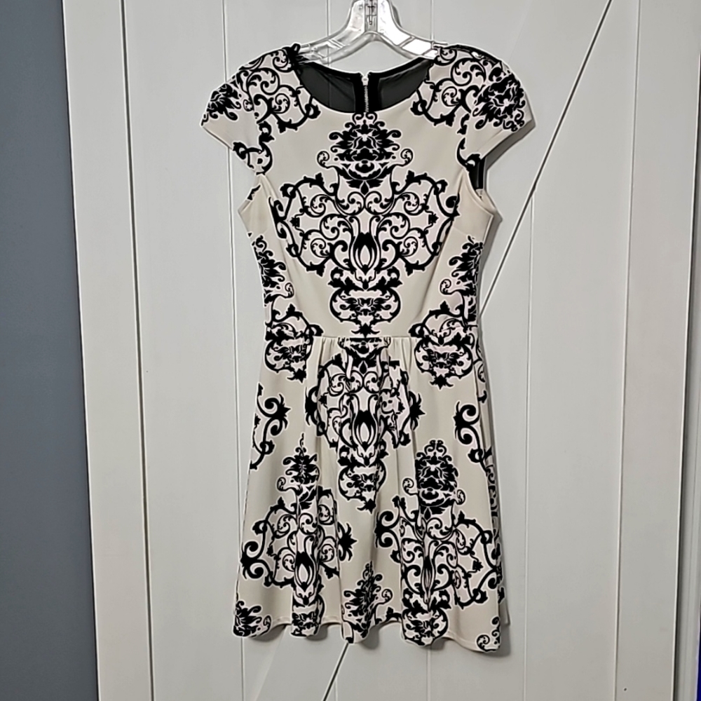 B.Darlin White and Black Dress
